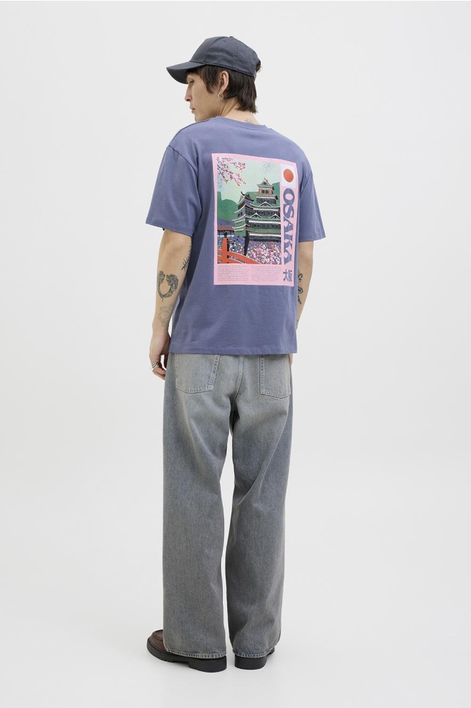 JOROSAKA TEE SS CREW NECK STYD SS25 12291126 NIGHTSHADOW BLUE